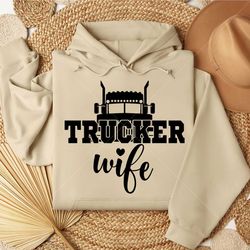 trucker wife svg, truck life svg, truck