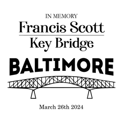 in memory francis scott key bridge baltimore svg