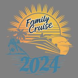 family cruise 2024 sunset vibes png digital download files