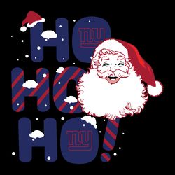 hohoho new york giants santa svg digital download