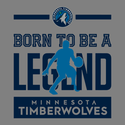 born to be legend minnesota timberwolves svg