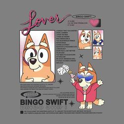 bingo swift lover bluey eras tour png digital download files