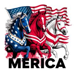 merica horse 4th of july usa flag png digital download files