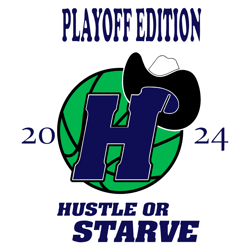 2024 playoff hustle or starve dallas maverick svg