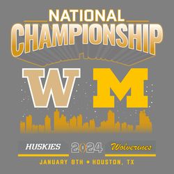 national championship washington huskies vs michigan wolverines svg