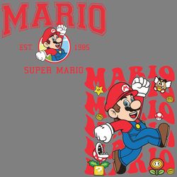 funny super mario est 1985 svg digital download files