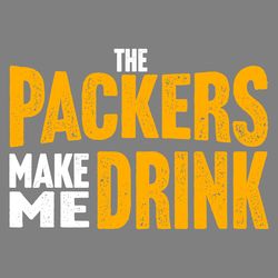 the packers make me drink svg digital download