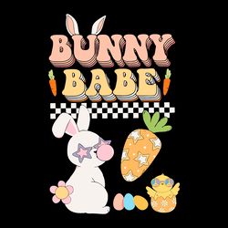 bunny babe happy easter day svg digital download files