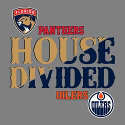 house divided florida panthers vs edmonton oilers svg