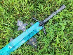 Metal Moonlight Greatsword Replica Sword inspired by Dark Souls, Full Metal Moonlight Sword From Dark Souls Cosplay Gift