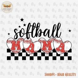 softball mama png, softball glitter png, softball mama png, game day png, softball faux sequin glitter png, mothers day