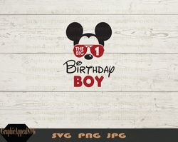 birthday boy, svg, 1st birthday, birthday mouse, png, jpg, mouse head, sunglasses, digital download, cut file, clip art,