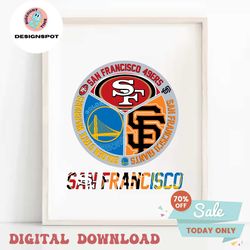 san francisco sports svg cricut digital download