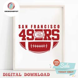 san francisco 49ers football svg download