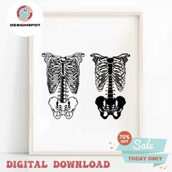 skeleton rib cage svg | ribcage svg file | skeleton svg | halloween svg | skeleton bones svg | skeleton shirt | horror s