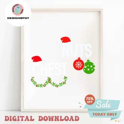 chest nuts svg, christmas couple shirts svg, funny christmas svg, adult christmas, chest nuts shirts,