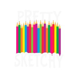 pretty sketchy svg, color pencils svg, colorful svg, sketching svg, pencils png files, color pencils design, svg for shi