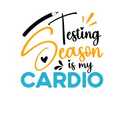 testing season is my cardio funny exams png