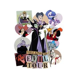 disney villains the evil tour png