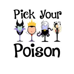 pick your poison disney villains png