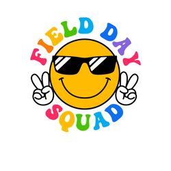 school out field day smiley face svg