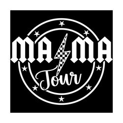 mama tour lightning bolt svg