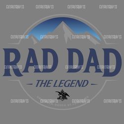 rad dad the legend busch light fathers day beer svg