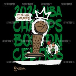 2024 nba champs boston celtics celebration svg