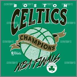 basketball boston celtics champions nba finals svg