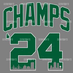 2024 champs boston basketball championship svg