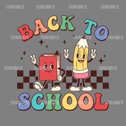 back to school svg digital download files