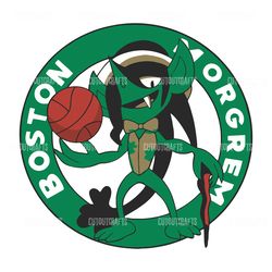 boston celtics x morgrem mashup 2024 svg