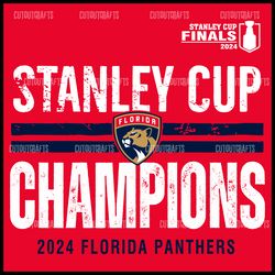 stanley cup finals 2024 florida panthers champions svg