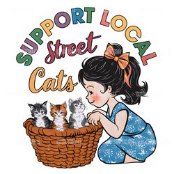 support local street cats meme kitten png