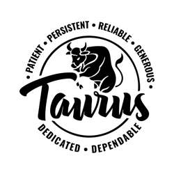taurus svg, taurus astrological sign, digital download, horoscope svg, zodiac signs svg, perfect for t-shirts,