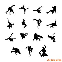 break dance svg digital download files