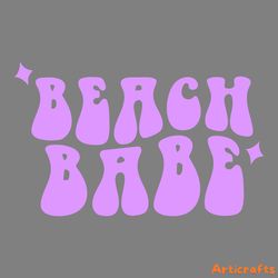beach babe svg digital download files