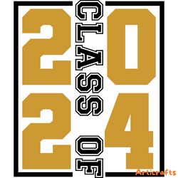 class of 2024 graduation school out png digital download files