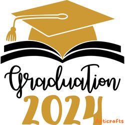 retro graduation 2024 senior class png digital download files