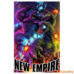 godzilla x kong new empire king of monsters png