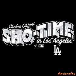 shohei ohtani sho time in los angeles svg
