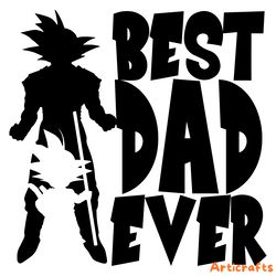 goku best dad ever dragon ball svg digital download files