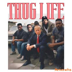 funny thug life trump and friends png digital download files