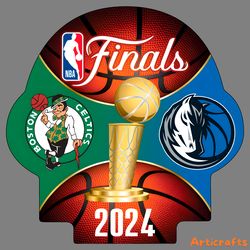 2024 nba finals celtics vs mavericks trophy png