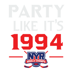 party like its 1994 nyr hockey svg.