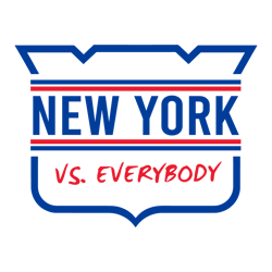 new york vs everybody rangers hockey logo svg