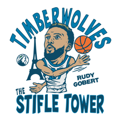 74minnesota timberwolves rudy gobert basketball svg