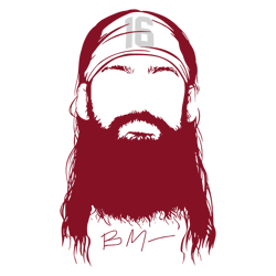 79brandon marsh philly beard baseball svg digital download