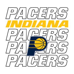 147nba indiana pacers team logo svg