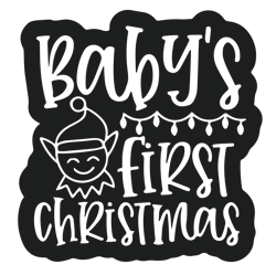 baby's first christmas svg, baby christmas svg, 1st christmas svg, baby svg, first christmas svg, digital download (9)